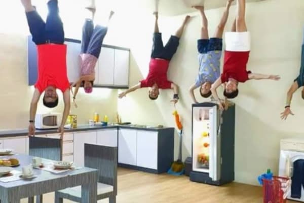 upside down house gallery